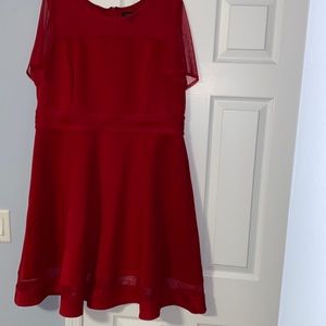 Lane Bryant red dress plus size 18/20
